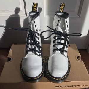 Dr. Martens 1460 White 8 Eye Boots